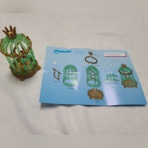 Playmobil Made In Germany Gold Birdcase With Parrot 3032